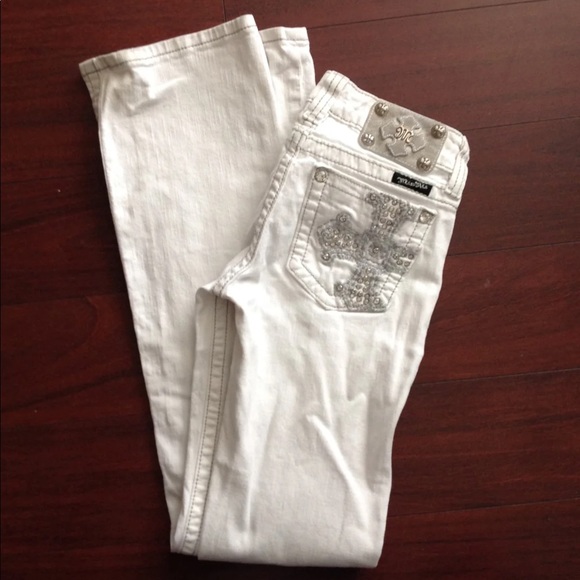 Miss Me Denim - Miss me jeans bootcut size 25 white